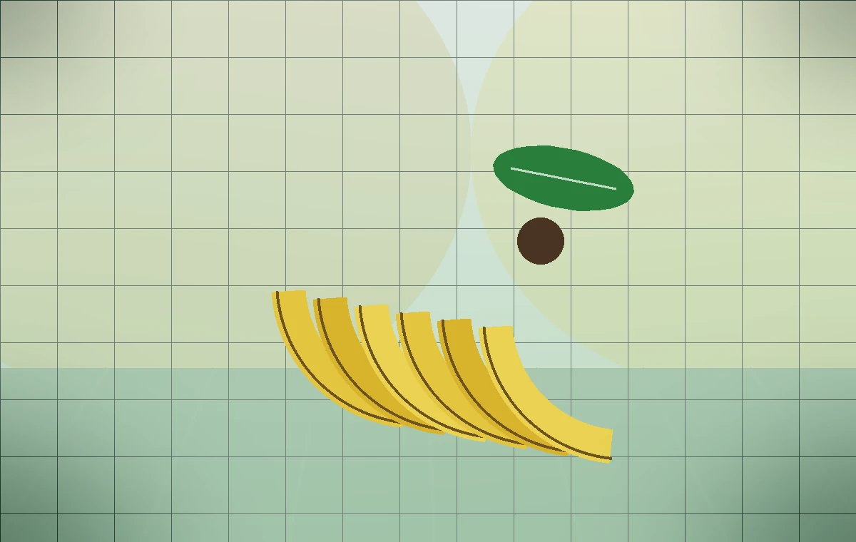 Ilustracion de banano para programa IMBA